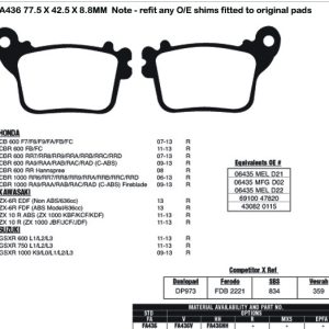 EBC Brake Pads FA436HH