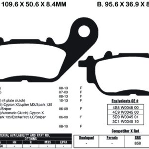 EBC Brake Pads SFA464