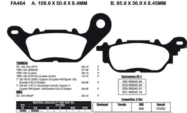 EBC Brake Pads SFA464
