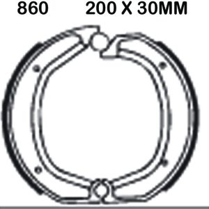 EBC Brake Shoes 860-SPECIAL ORDER
