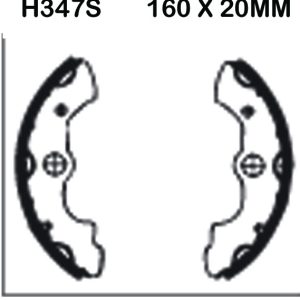 EBC Brake Shoes H347S-SPECIAL ORDER