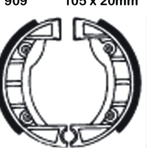 EBC Brake Shoes 909