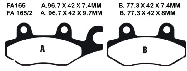 EBC Brake Pads MXS165