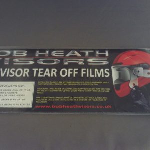 Bob Heath Tear Offs Clear Shoei/OGK/KBC Pack of 10 [TOVS]