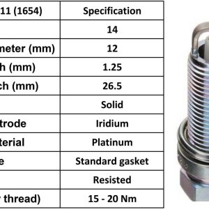 NGK Spark Plug ILZKAR7B11 Plugs [Box 4]