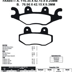 EBC Brake Pads SFA484