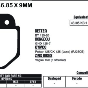 EBC Brake Pads FA486