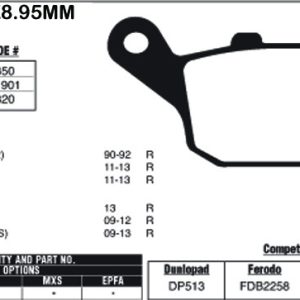 EBC Brake Pads FA496