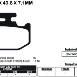 EBC Brake Pads FA497TT