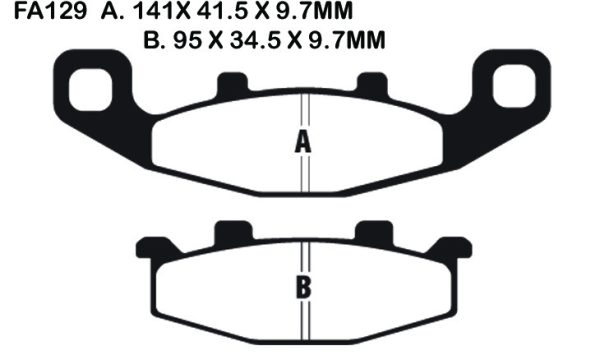 EBC Brake Pads EPFA129HH