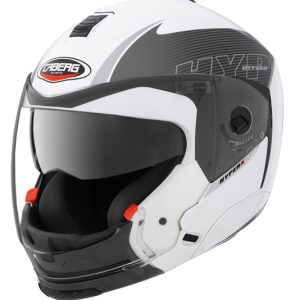Caberg Hyper X Mod White/Anthracite Full Face Motorcycle Helmet