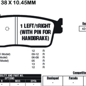 EBC Brake Pads SFA608HH