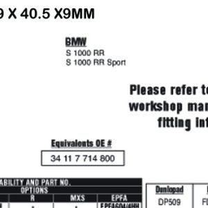EBC Brake Pads EPFA604/4HH