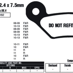 EBC Brake Pads FA609R-SPECIAL ORDER