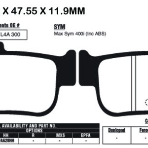 EBC Brake Pads SFA628