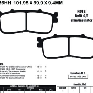 EBC Brake Pads FA636HH