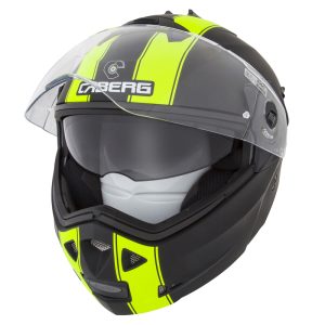 Caberg Duke 2 Legend Matt Black/Fluo Flip Up Motorcycle Helmet