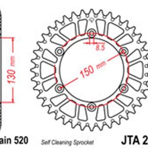JT Rear Sprockets R/W 251-48SC Alloy