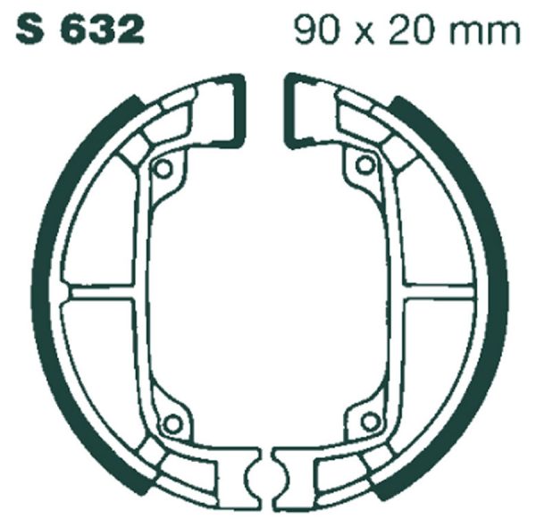 EBC Brake Shoes S632-SPECIAL ORDER