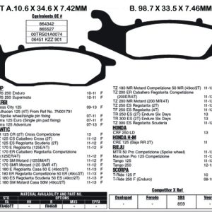 EBC Brake Pads FA456TT-SPECIAL ORDER