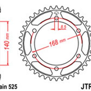 JT Rear Sprockets R/W 6-47