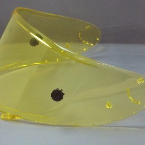 Shoei Visor CWR-F Yellow HD [C/W Posts] [FLAT RACE VISOR]