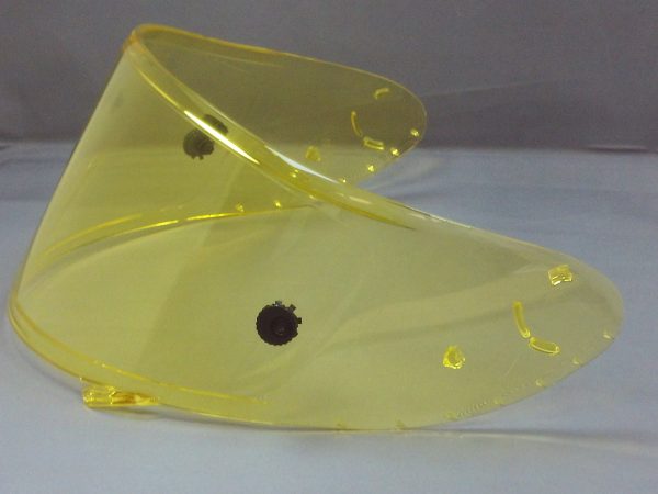 Shoei Visor CWR-F Yellow HD [C/W Posts] [FLAT RACE VISOR]