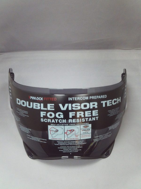 Caberg Drift Visor Dark Smoke Anti Scratch/Pins [NOT LEGAL FOR ROAD USE]