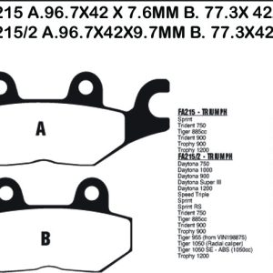 EBC Brake Pads FA215V