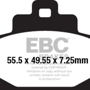 EBC Brake Pads SFAC681-Special Order