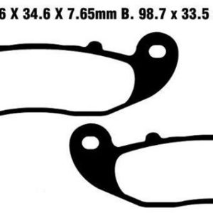 EBC Brake Pads SFAC693-Special Order