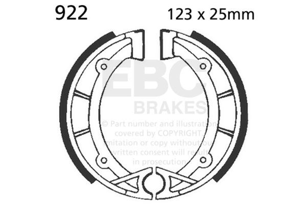 EBC Brake Shoes 922