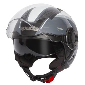 Spada Lycan Strobe Matt Black/White Helmet