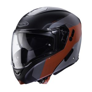 Caberg Horus Scout Matt Black/Red Flip Up Motorcycle Helmet – Small
