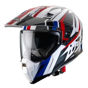Caberg X-Trace Savana White/Black/Blue/Red Helmet S/O