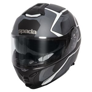 Spada Orion Matt Slate Black/White/Silver Helmet