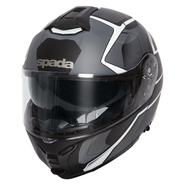 Spada Orion Matt Slate Black/White/Silver Helmet