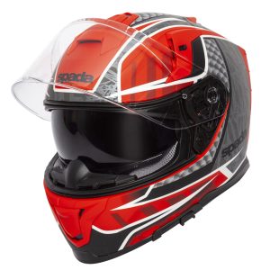 Spada SP1 Raptor Matt Red/Grey Helmet