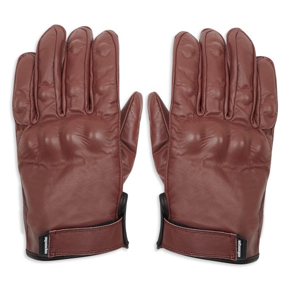 Spada Wyatt CE Ladies Leather Gloves Oxblood