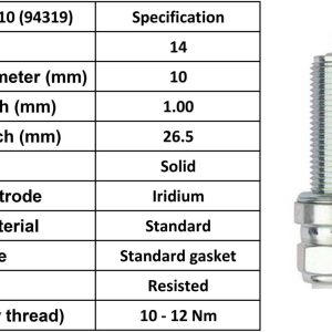 NGK Spark Plug LMAR8AI-10 Plugs [Box 4]