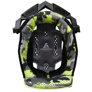 Airoh Aviator 3 Centre Pads Camo Grey/Yellow