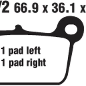EBC Brake Pads FA367/2TT