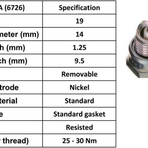 NGK Spark Plug BPMR6A Plugs [Box 10]