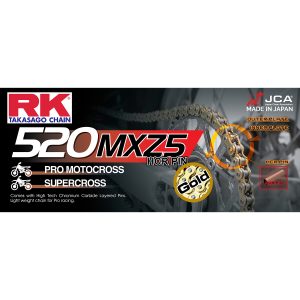 RK GB520MXZ5 X 116 CHAIN GOLD