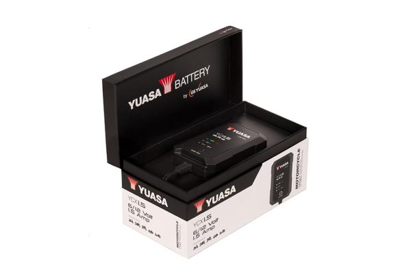 Yuasa battery Charger YC1.5 6/12V 7-Stage