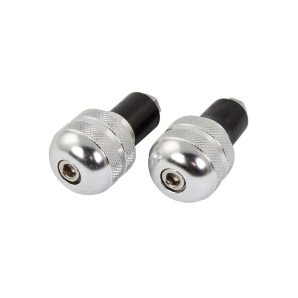 Bike It Chrome 13mm Round Bar End Weights