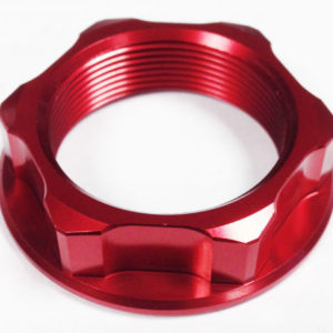 GP Pro Red Steering Stem Nut – M22 x 30 x P1.0 x H12