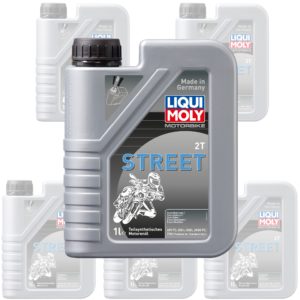 Liqui Moly Oil 2 Stroke – Semi Synth – Motorbike Street 1L [1504] (Box Qty 6)