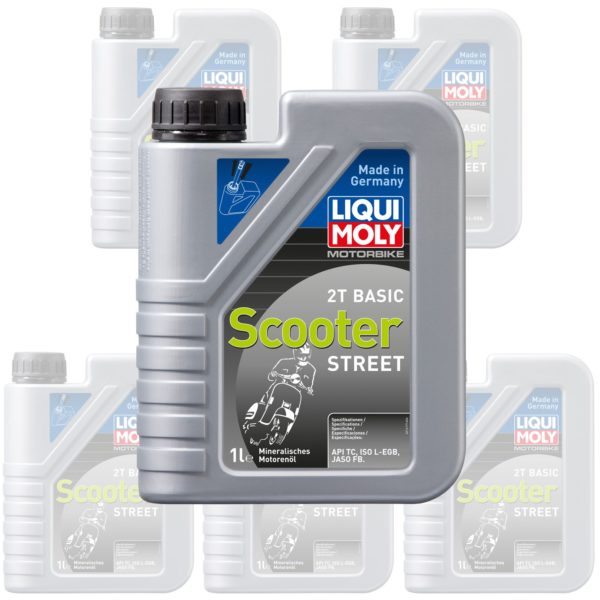 Liqui Moly Oil Motorbike 2T Basic Scooter (Sae30 Alt) 1L [1619] (Box Qty 6)