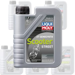 Liqui Moly Oil 2 Stroke – Semi Synth – Scooter Street 1L [1621] (Box Qty 6)